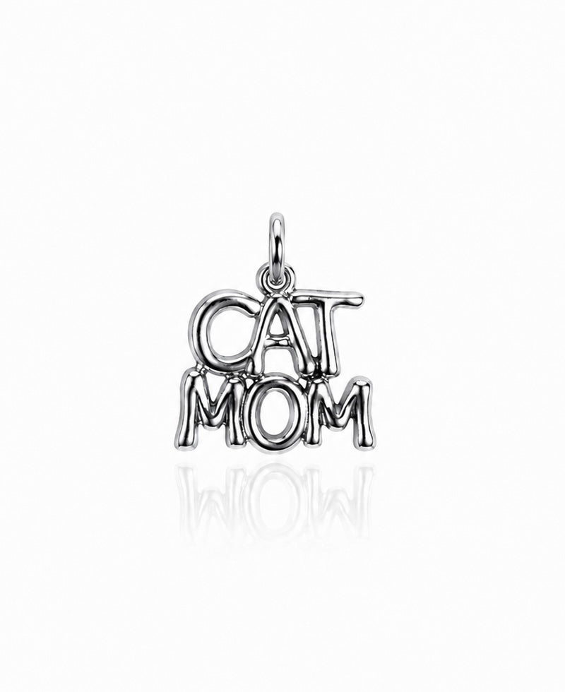 CAT MOM Pendant_Silver