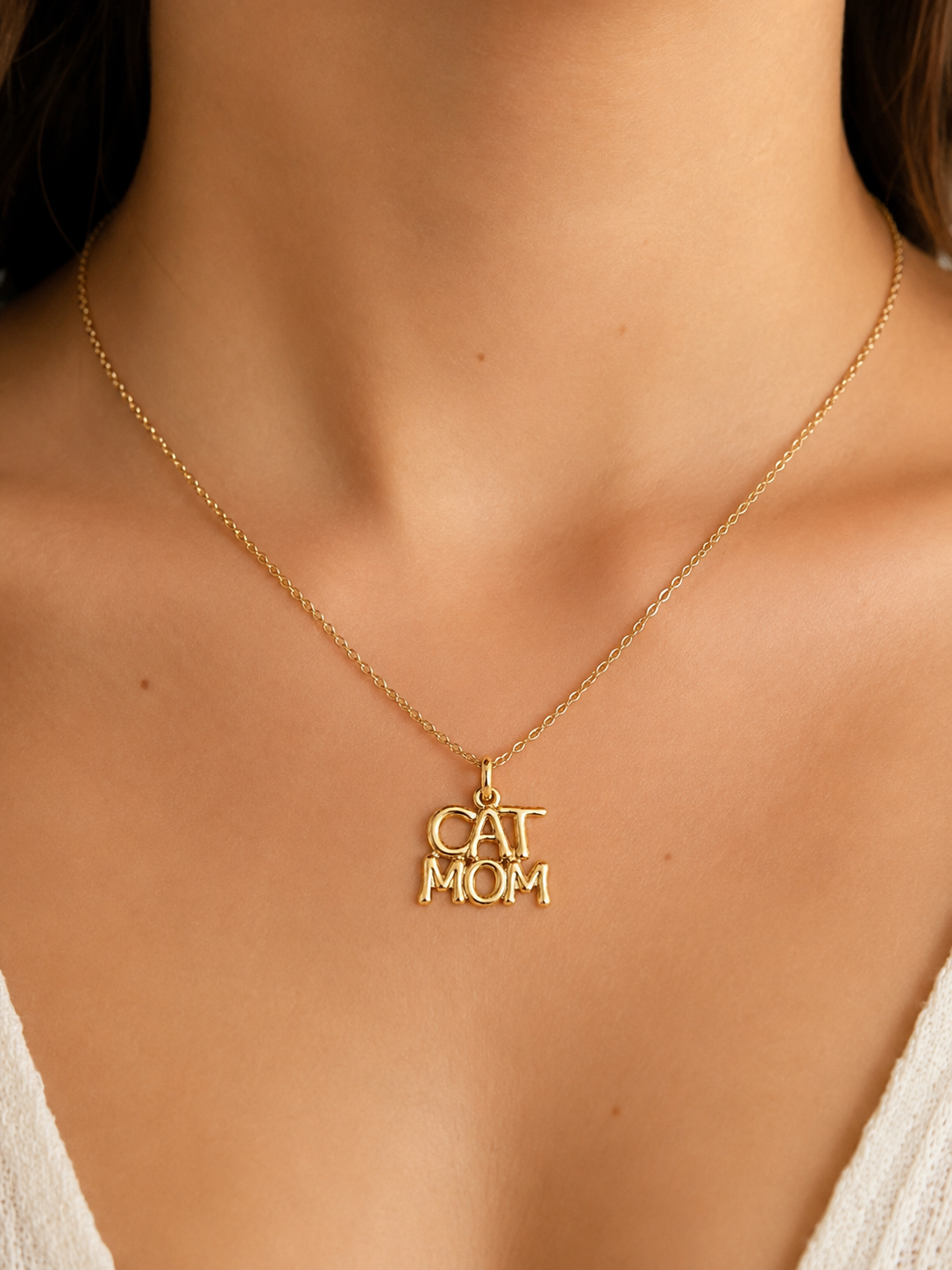 Ciondolo CAT MOM_Gold