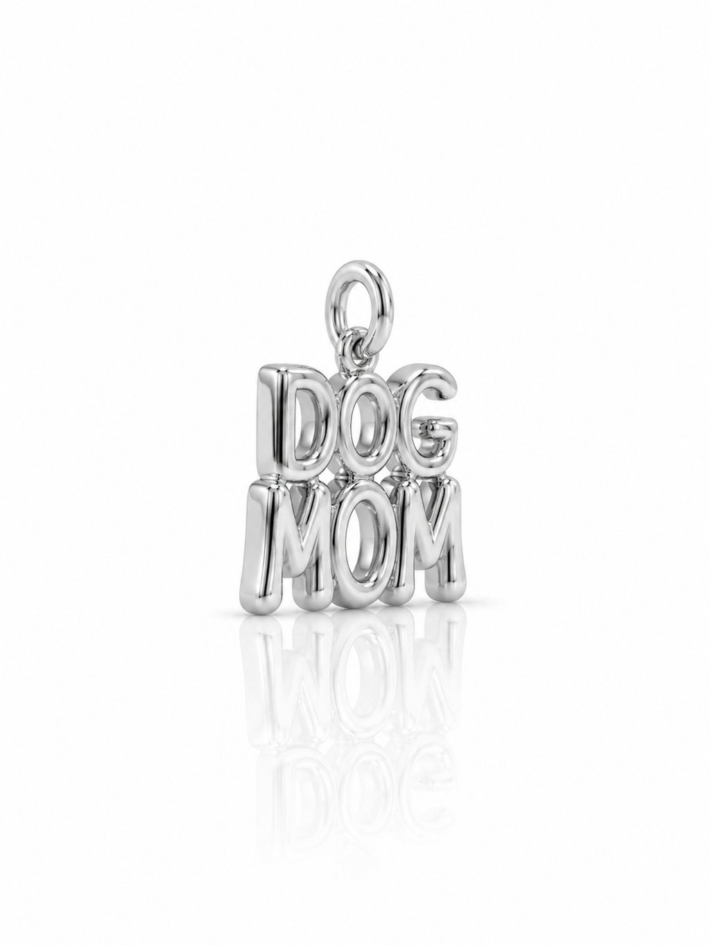 DOG MOM Pendant_Silver